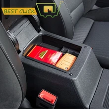 FIT FÜR VOLKSWAGEN VW GOLF 7 MK7 2013 2014-2017 ARMLEHNE ARM REST LAGERUNG BOX CENTER KONSOLE FACH HANDSCHUH FACH VERANSTALTER