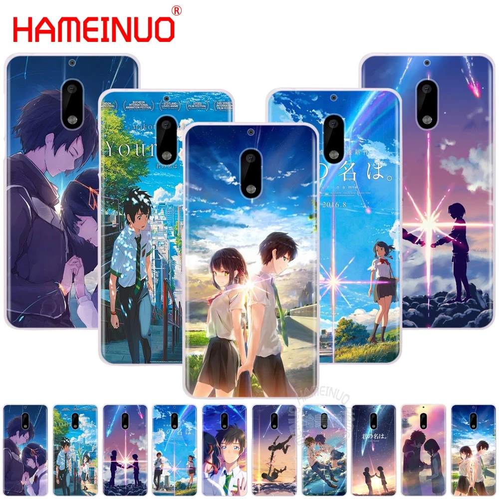 HAMEINUO ваше имя аниме Coque крышка чехол для телефона Nokia 9 8 7 6 5 3 Lumia 640 640XL | Мобильные