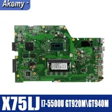 X751LJ X751LB материнская плата для ноутбука ASUS X751L K751L K751LD R752L X751LN X751LD i7-5500U 4 Гб Процессор материнская плата для ноутбука GT920M/GT940M