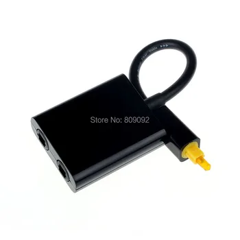 

2016 High Quality Toslink Optical Fiber SPDIF 1 to 2 Audio Cable Adapter Y Splitter For DVD CD TV
