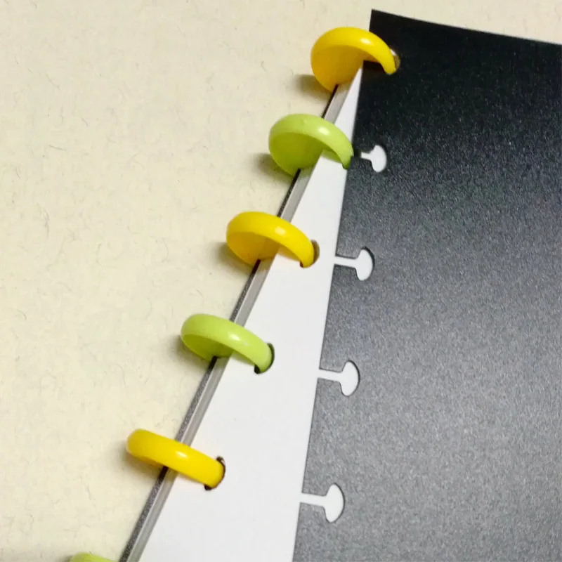 

20mm Plastic Disc-binding Loose Book Binding Ring Disc Arc Binding Notebook Arc Binding Notebook T Mushroom Hole Office Supplies