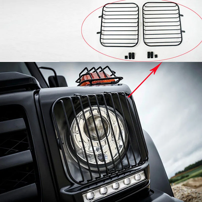 W463 Head lights Grill mesh Guards Protectors g63 g65 Grille Guard Mesh