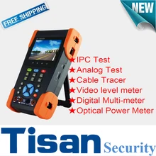 3.5 inch IP Analog Camera Tester with Digital Multi-meter ,Cable Tracer , Video level meter and Optical Power Meter test