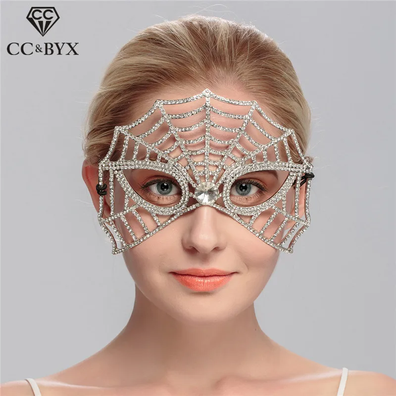 CC Jewelry Halloween Eye Mask Girls Women Headbands CZ ...