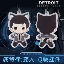 Новая игра Детройт: стать человеком Коннор Кот Nekomimi брелок акриловый Sa брелок косплей реквизит подарки