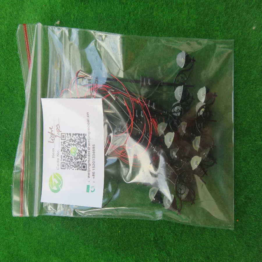 architecture model garden light in building kits toy (1)