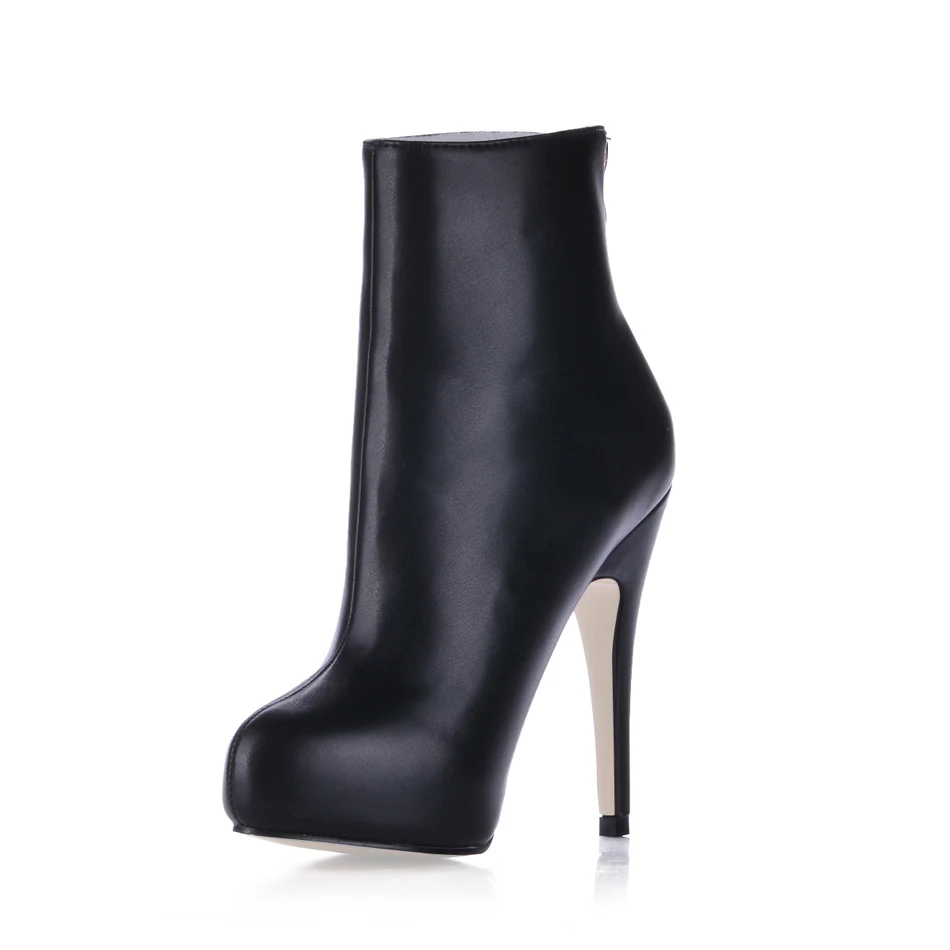 CHMILE CHAU/черные пикантные модные сапоги до середины икры; женские туфли на высоком каблуке-шпильке; Halbschaft; Туфли-лодочки; Mujer Pierna Botas Tacon Alto; 91038-2