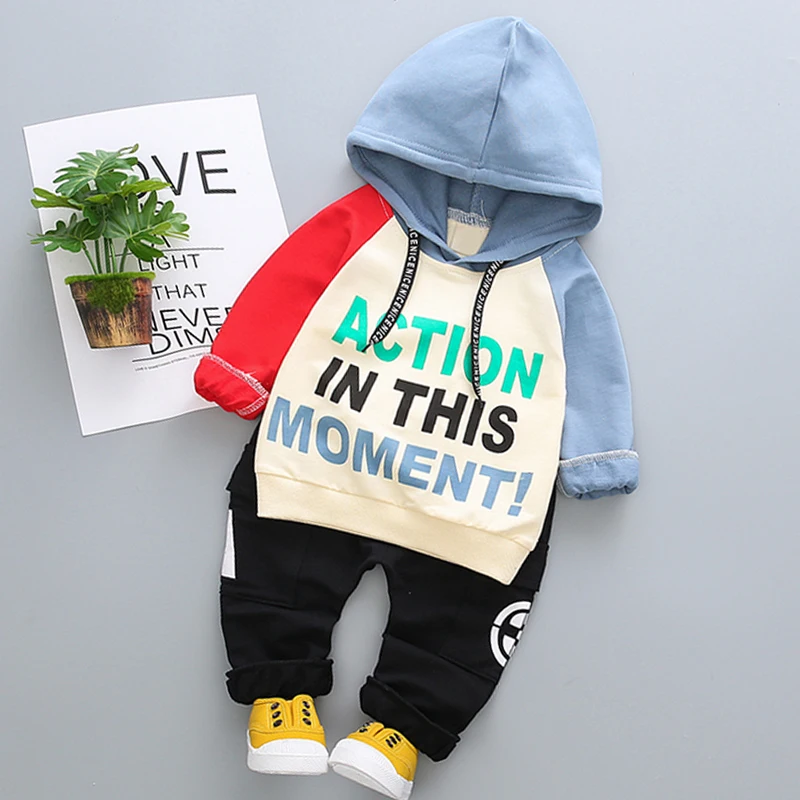 Bear Leader Boys Clothing Set New Autumn Boy Kids Clothes Striped T-Shirt and Pants 2Pcs Baby Sets Children | Детская одежда и