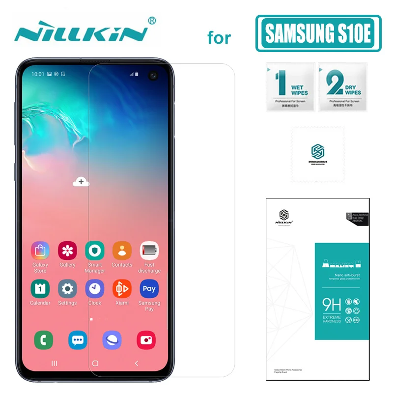 

for Samsung Galaxy S10E Glass Nillkin 9H Hard Ultra-Thin S10 E Tempered Glass Screen Protector for Samsung S10E Nilkin HD Glass