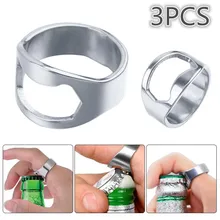 Новая нержавеющая сталь палец кольцо форма винная бутылка барная открывашка кольцо