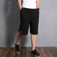 YOUYEDIAN Новая мода Мужская мода лето повседневное одноцветное повседневное хлопковое белье короткие штаны мотобрюки