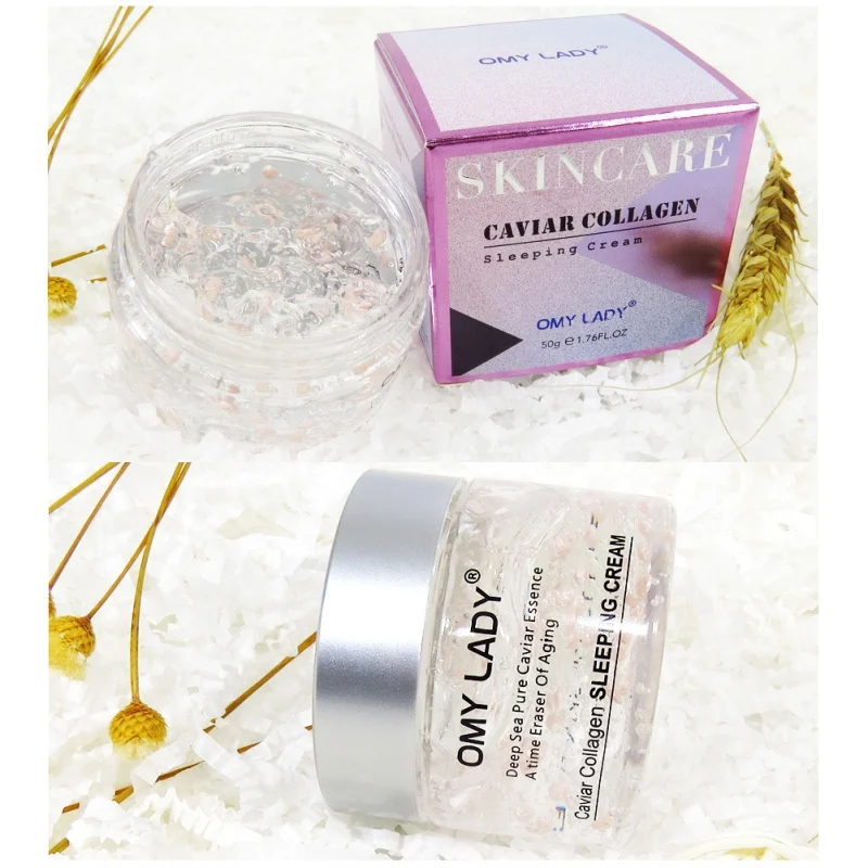 

New Caviar Collagen Night Cream Facial Mask Moisturizer Sleeping Cream Skin Moisturizing Soothing Skin Care