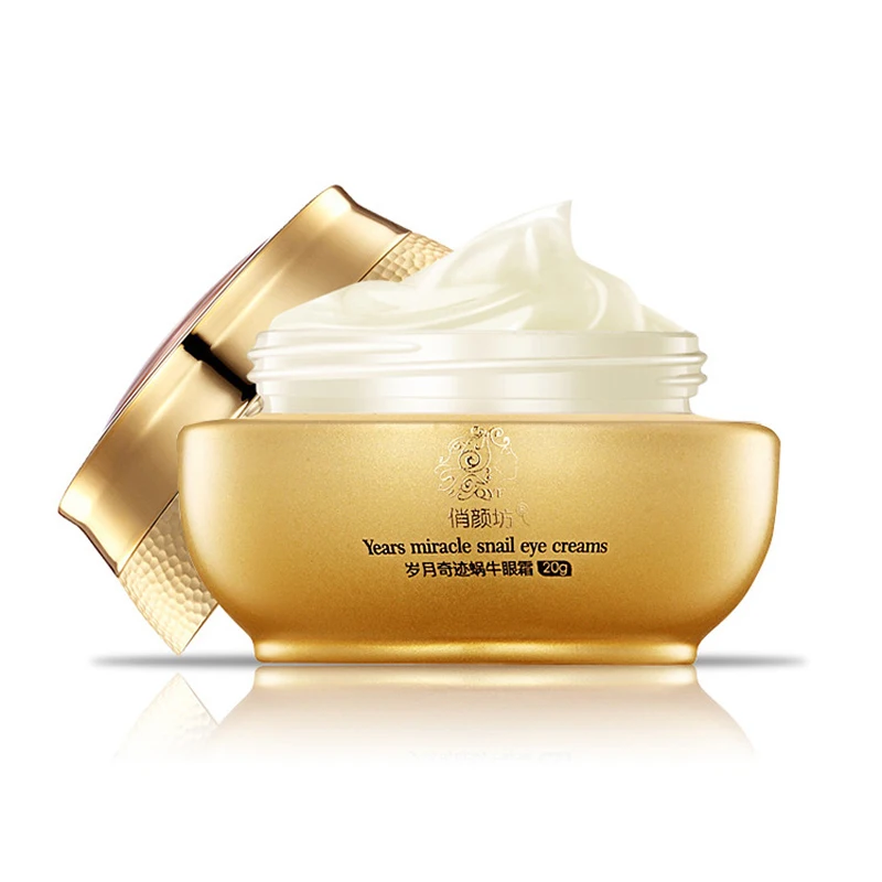

1pcs Snail Essence Eye Cream Remove Dark Circle Eye Bag Anti-Puffiness Ageless Anti Wrinkle Eye Cream For Female Face Care