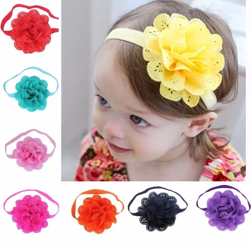 

8Pcs Baby Girls Flower Headbands Photography Props Headband Accessories Headband Baby Lacos Aniversario Infantil Menina