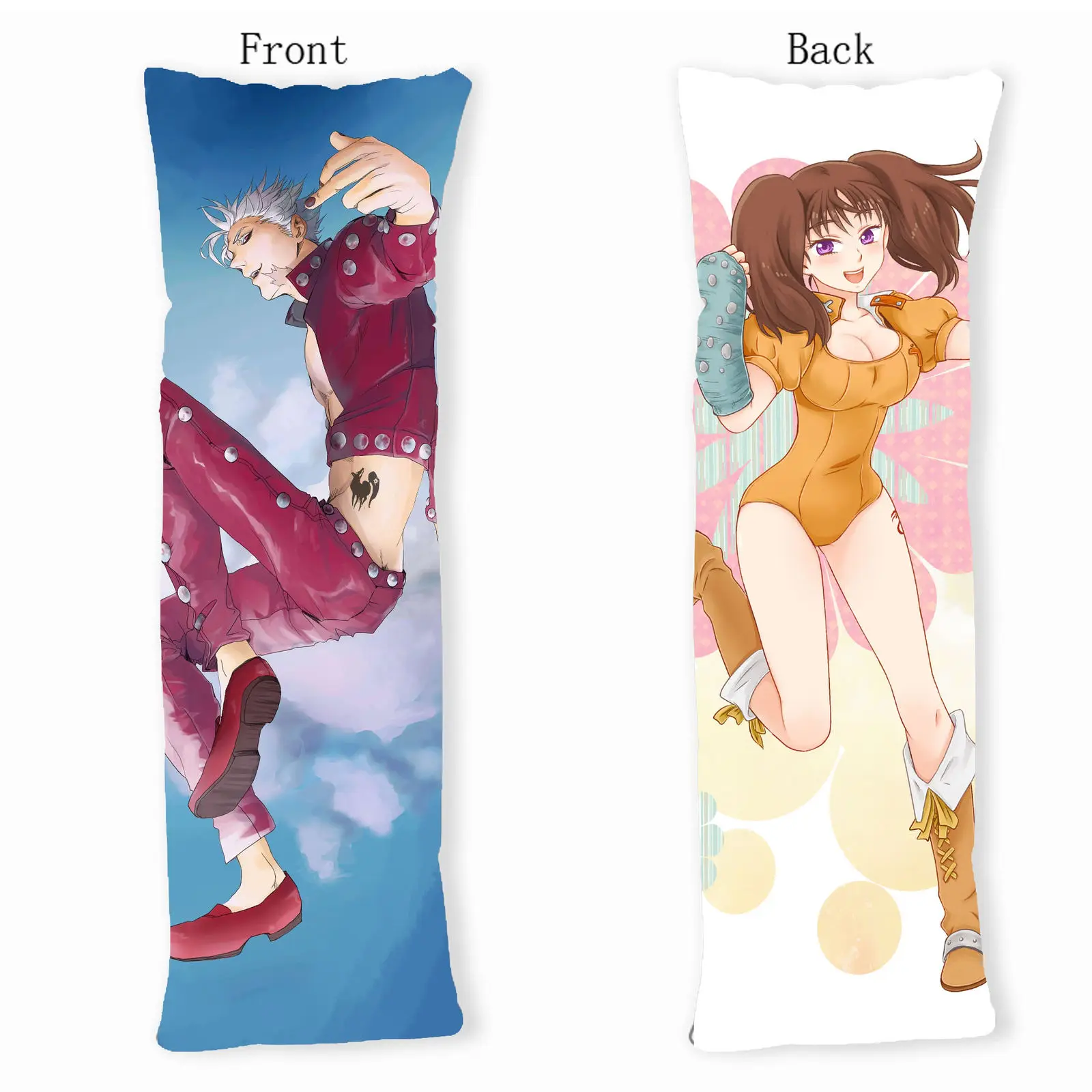 Nanatsu No Taizai The Seven Deadly Sins Dakimakura Чехол для подушки 150 см