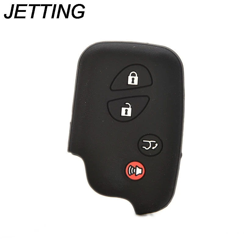 

JETTING Remote Smart Key Silicone Protective Case Silicone Car Key Shell Holder 4 Buttons For Lexus 4 Colors Can Choose 1PCS