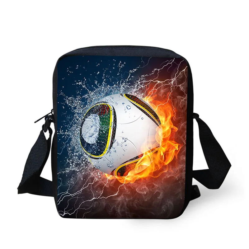 

Ice and fire burning series messenger bag small satchel horizontal bag boy casual girl / boy little handbag shoulder bag