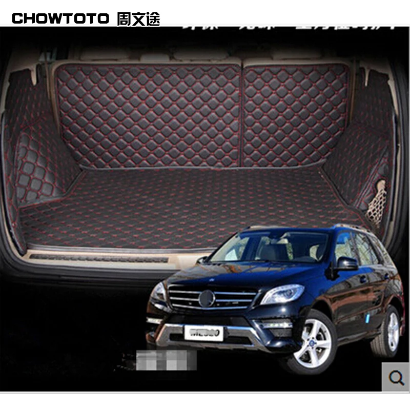 

CHOWTOTO AA Special Trunk Mats For Benz ML350 Durable Waterproof Carpets For MB ML 350 Lagguge Mats