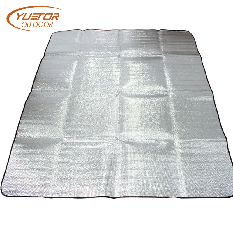YUETOR OUTDOOR Aluminum Foil EVA Camping Mat Folding Sleeping Pad 100x200cm/150x200cm/200x200cm Beach Picnic Mat YUETOR OUTDOOR Aluminum Foil EVA Camping Mat Folding Sleeping Pad 100x200cm/150x200cm/200x200cm Beach Picnic Mat