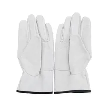 Новые кожаные перчатки для безопасности работы мягкая свиная кожа лучшее сцепление для сада рабочее Вождение Верховая езда Защита рук