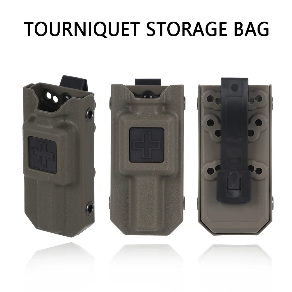 

Portable Carrier Pouch Storage Bag Box Holder Case For Outdoor Hunting Molle Tourniquet Medical Kit Rescue Supplies Outdoor Tool