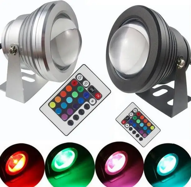 10 W 12 V LED subacuática RGB Led impermeable IP65 iluminación al aire libre fuente Focos led piscina lámpara Lights16 color 10 W 12 V LED subacuática RGB Led impermeable IP65 iluminación al aire libre fuente Focos led piscina lámpara Lights16 color