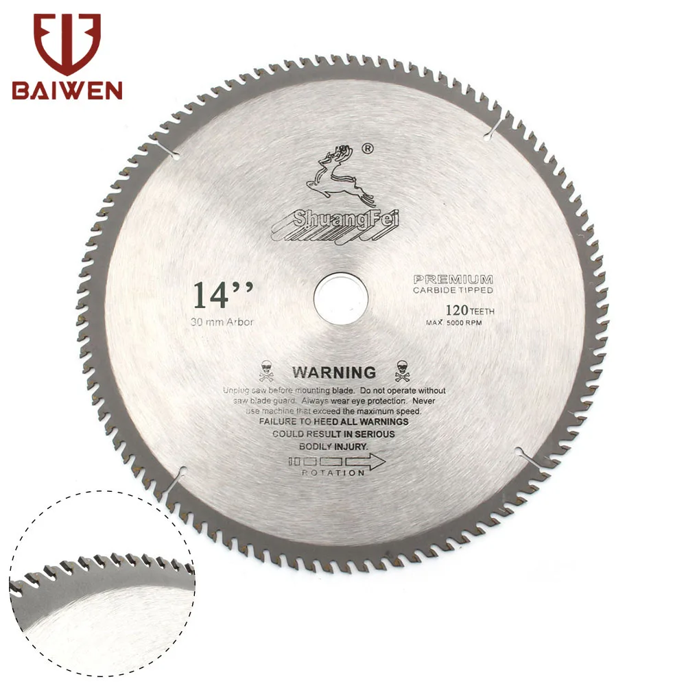 1" Премиум твердосплавный Циркулярный пильный диск для дерева/алюминия резки 60 80 100 120 зубьев