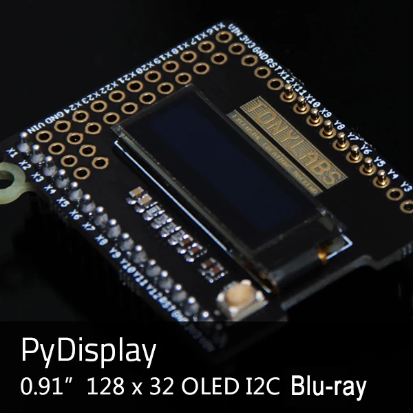PyMono oled-дисплей 12832 для платы питона, PyBoard 0,91 дюймов, 128*32, совместимый с дисплеем Py, модуль экрана, набор для самостоятельной сборки