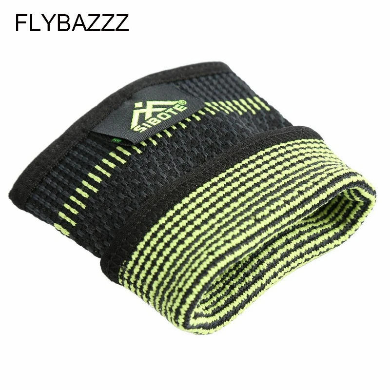 FLYBAZZZ 1 Piece Elastic Sport Bandage Wristband Hand Gym Support Wrist Brace Wrap Tennis Cotton Weat Band Fitness Powerlifting (7)