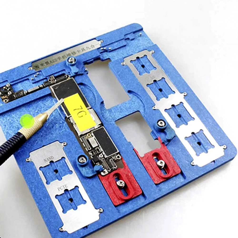 

Smartphone Motherboard Jig Fixture for iPhone 8 8P 7 7P 6S 6SP 6 6P 5S Logic Board PCB Holder Work Station Phone Repair Tools