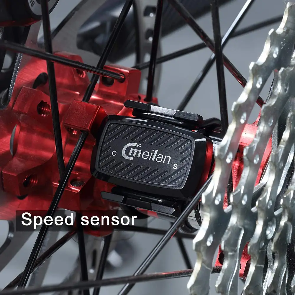 Top Bicycle accessories Bike Cadence Speedometer sensor Cycling Bluetooth 4.0 ANT indoor Spinning cadence training Meilan C1 5