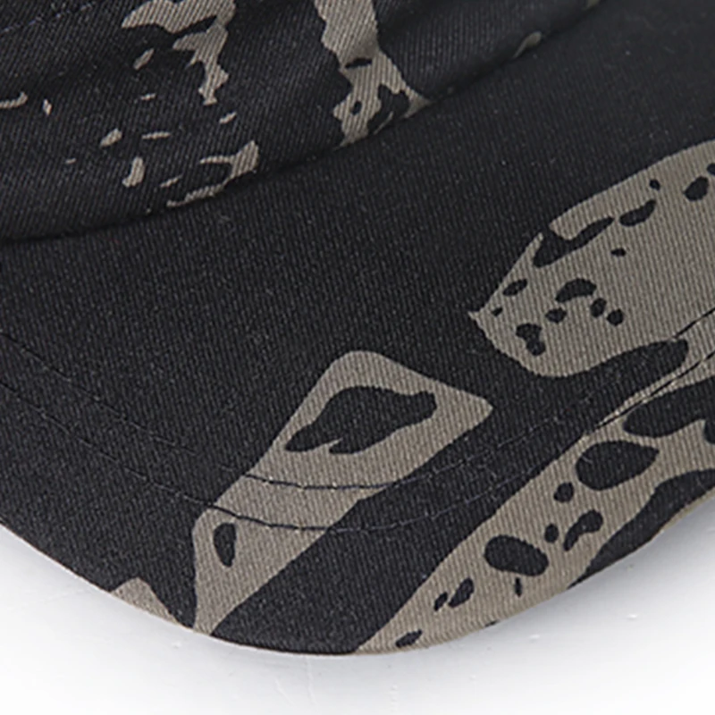 Кепка в стиле милитари с чёрным Ястребом Мужская камуфляжная шапка CS Force