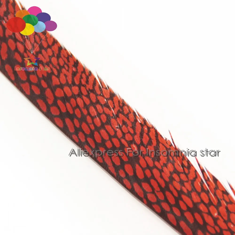 

wholesale Top quality Red Golden plumas faisan colores 50-55cm 20-22 Inches Lady Amherst Tail Pheasant Feathers