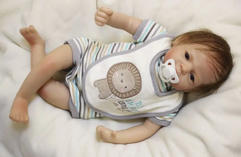 Открытые глаза Bebe живой Reborn bonecas тщательная ручная работа Реалистичная кукла для
