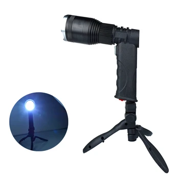 

360light LED lamp Flashlight 3 Modes pistol lights 18650 Car Repair Camping outdoor work emergency light USB Charging Light