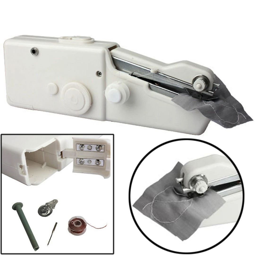 JX-LCLYL Mini Portable Quick Handheld Travel Home Multifunction Electric Sewing Machine