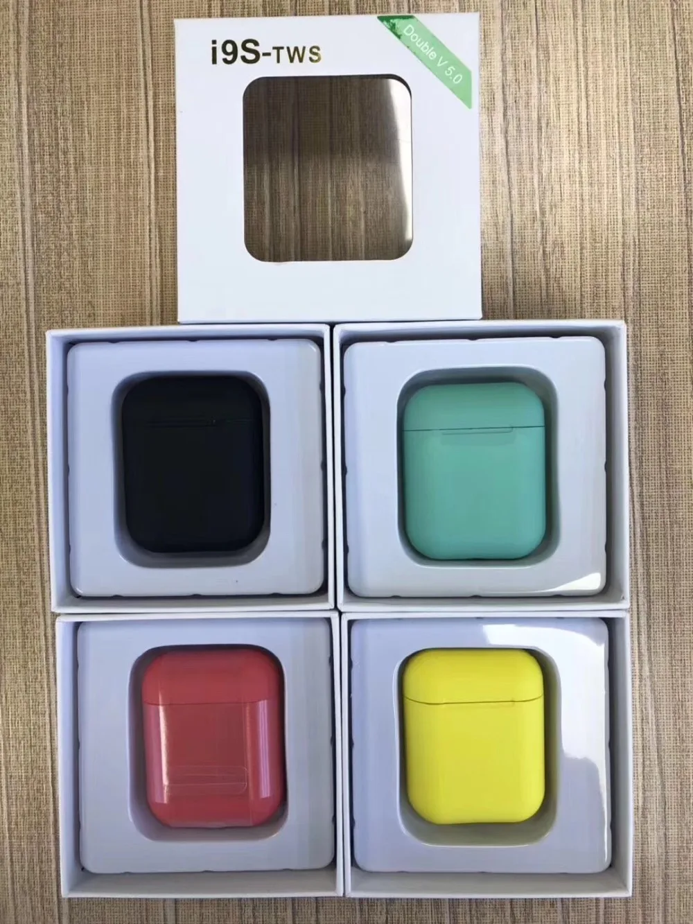 Colorful TWS I9s TWS earbuds 5.0 Bluetooth earphones Wireless headset for iphone xs 8 7 all andriod phone with retail box 2