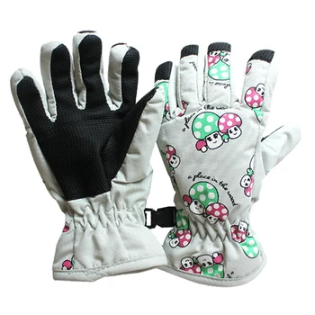 

Non-slip, for 2-4 year old children, ski skate gloves (White Moon)