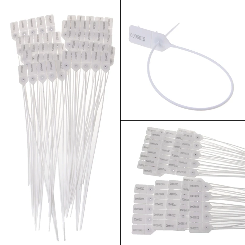 50 шт. 0-50 DIY нейлоновые кабельные стяжки плотный провод безопасности логистика самоблокирующиеся уплотнения