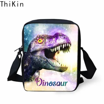 

THIKIN 3D Cool Animal Dinosaur Printing Children School Bags for Baby Boys Small Book Shoulder Bags Kindergarten Kids Mochila