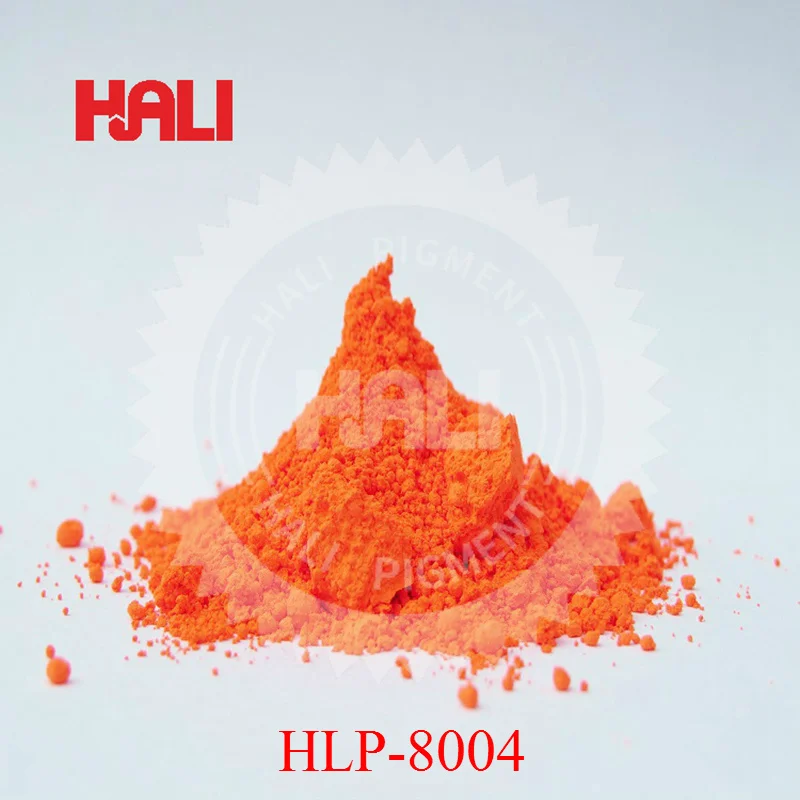 Красный Пигмент оранжевый Флуоресцентный, оранжевый красный флуоресцентный порошок, порошок ногтя, деталь: HLP-8004, широко использованный в много области