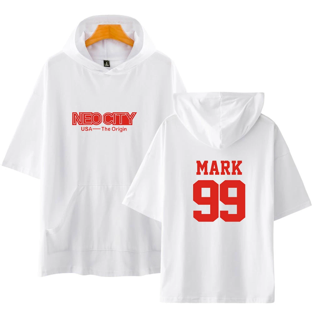 

Nct 127 Kpop Hooded T-shirts Women/Men Fashion Summer Short Sleeve Tshirts 2019 New Arrival Hot Sale Casual Streetwear Clothes