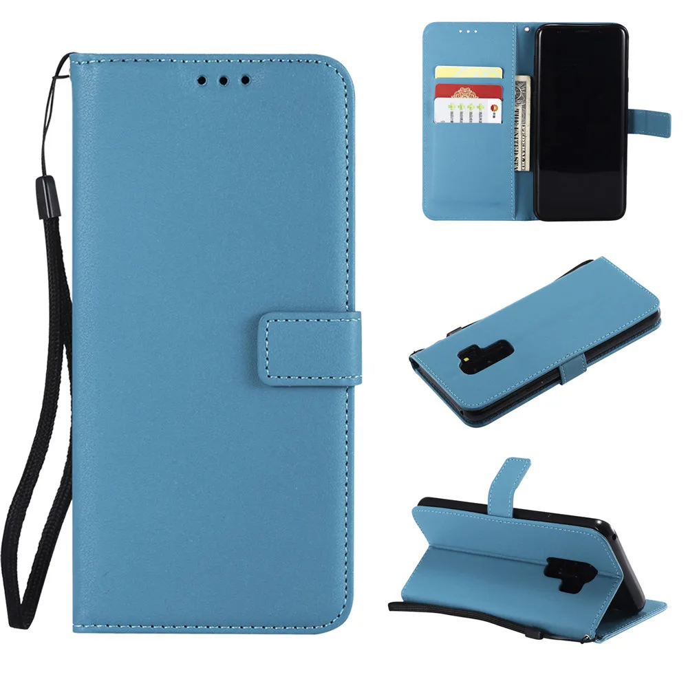 For Samsung Galaxy S9 Plus S5 Mini S6 S7 Edge S8 Plus Case cover Luxury Leather Flip wallet Case For Samsung S5 S6 S7 S8 S9 case14