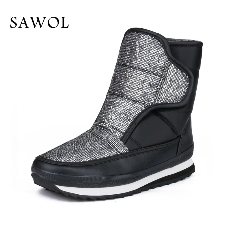 

Women's Winter Shoes Brand Women Shoes Winter Women Shoes Winter Women Boots Warm Plush Mid Calf Boots Plus Big Size Sawol