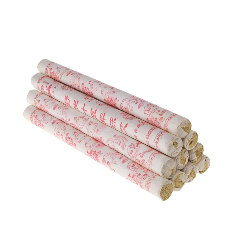 15 Years Aging Moxa Roll Stick Moxibustion Acupuncture Massage Therapy 10Pcs moxibustion box