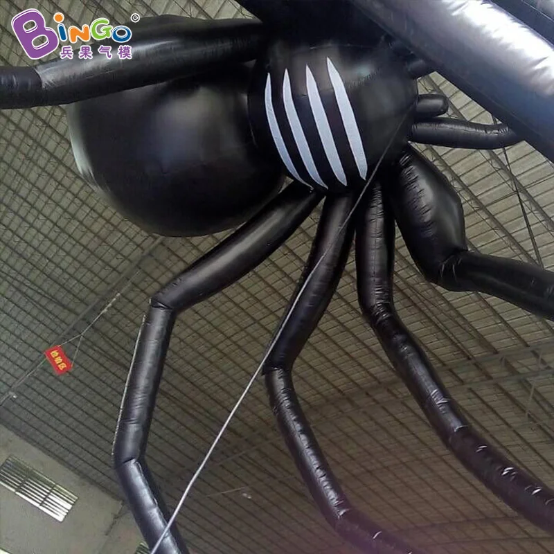 Hanging Halloween 16 Feet/5M Big Inflatable Black Spider Balloon For Decoration - BG-A0803-5 4