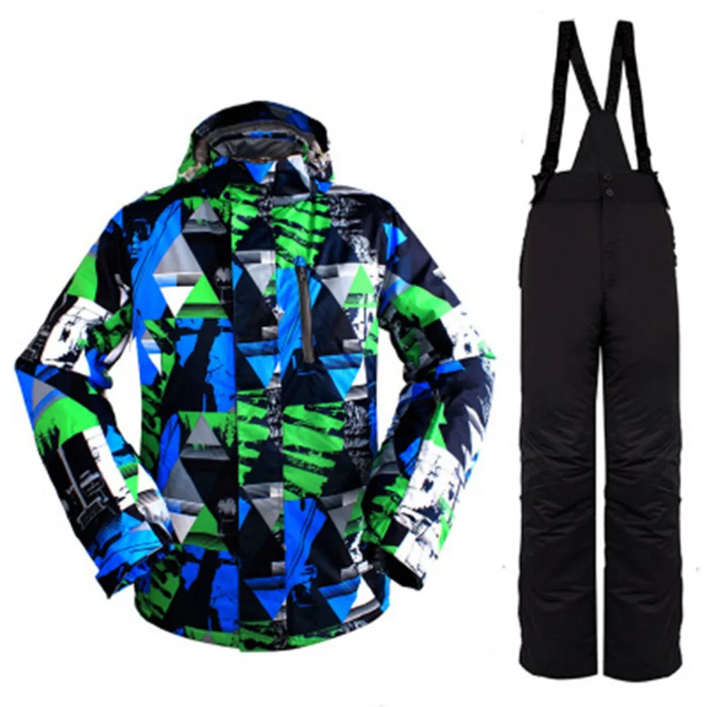 

2018 Winter Snow jacket Men Ski Suit M-XXXL Female Snow Jacket And Pants Windproof Waterproof Colorful Clothes Snowboard sets