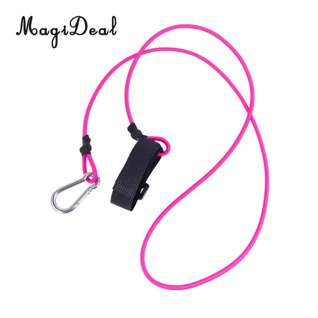 Elastic Kayak Canoe Safety Leash Fishing Rod Lanyard Paddle Leash for Kayaking Canoeing Rafting Inflatable Boat Accessories