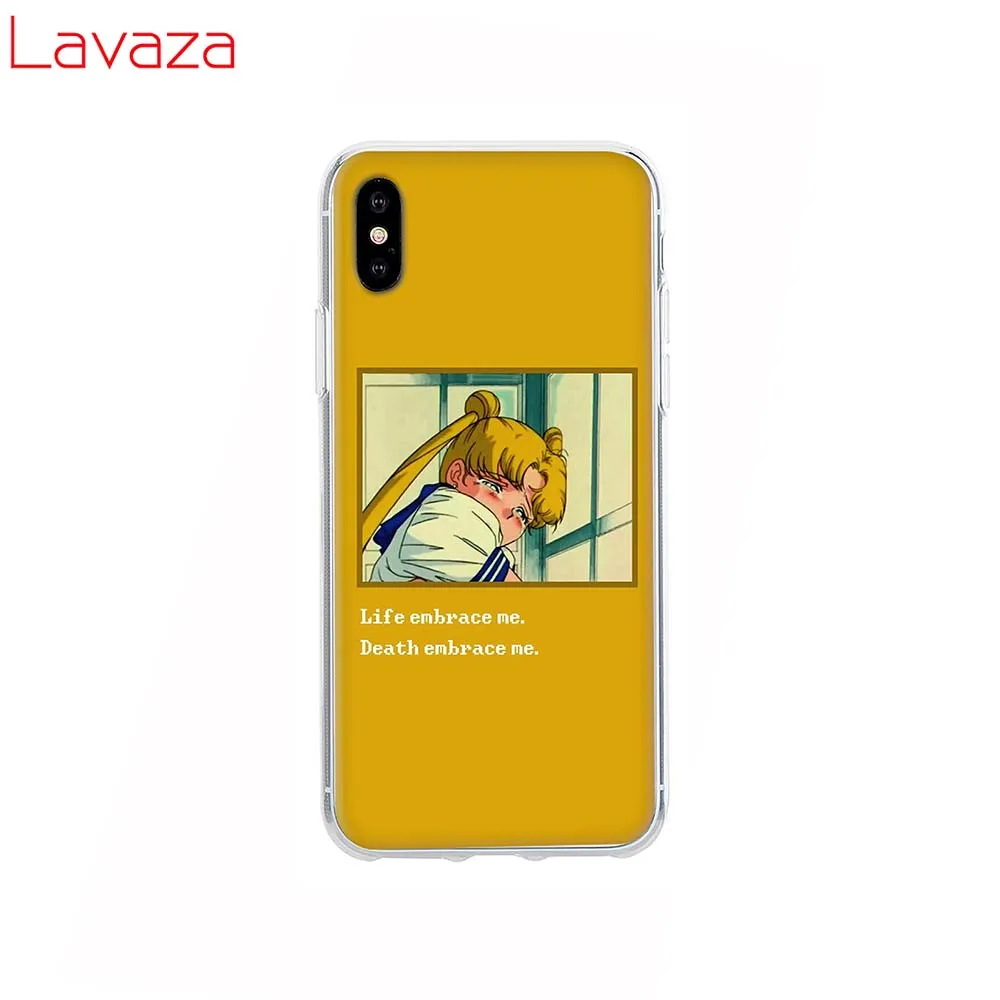 Lavaza аниме девушка-подросток анимация жесткий чехол для телефона Apple iPhone 6 6s 7 8 Plus X 5 5S SE чехол для iPhone XS Max XR чехлы - Цвет: 1