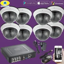 Золотой безопасности 2000TVL 8CH CCTV DVR Камера обнаружения движения безопасности Системы, 720 P AHD открытый Камера ИК